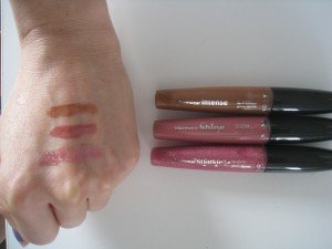AvonGlazwearlipgloss (from top to bottom) Avon Glazewear in brown sugar, mauve movement and rave