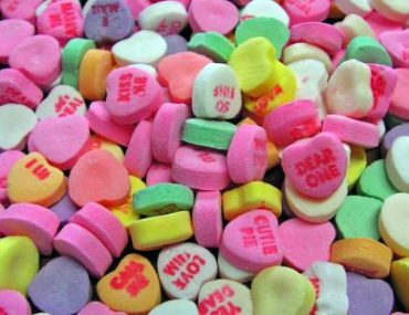 Valentine's Day candy hearts