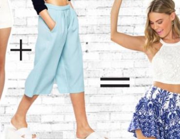 High Waist Shorts + Culottes = The Most Adorable Flowy Short Trend Ever