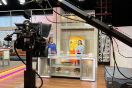 Nicole Pearl in WGN Daytime Chicago studio